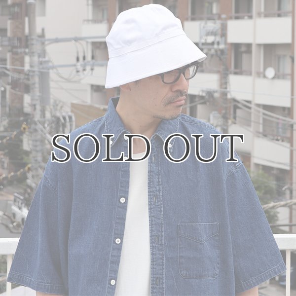 画像7: 「備後」 7オンス ムラデニム 釦ダウン ボク シーAライン ハーフスリーブシャツ【MADE IN JAPAN】『日本製』/ Upscape Audience (7)
