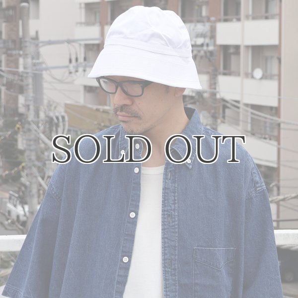 画像8: 「備後」 7オンス ムラデニム 釦ダウン ボク シーAライン ハーフスリーブシャツ【MADE IN JAPAN】『日本製』/ Upscape Audience (8)