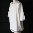 画像7: 「丹後」度詰天竺 (6オンス) フェイクレイヤード クルーネック ハーフスリーブ Tシャツ【MADE IN JAPAN】『日本製』/ Upscape Audience (7)