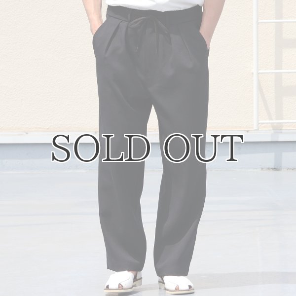 画像4: Naturemier(ナチュレミア)TECH リネンライク メランジトロピカル 2タック イージーワイドパンツ【MADE IN JAPAN】『日本製』【送料無料】/ Upscape Audience (4)