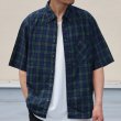画像11: 日本製 ワンウォッシュ ボタンダウン 半袖 テーパードシャツ【MADE IN JAPAN】『日本製』/ Upscape Audience (11)