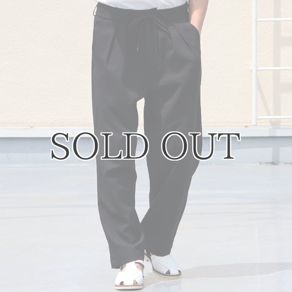 画像3: Naturemier(ナチュレミア)TECH リネンライク メランジトロピカル 2タック イージーワイドパンツ【MADE IN JAPAN】『日本製』【送料無料】/ Upscape Audience (3)