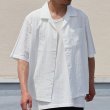 画像3: レノクロス（からみ織）オープンカラー ハーフスリーブシャツ【MADE IN JAPAN】『日本製』/ Upscape Audience (3)