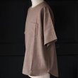 画像11: Naturemier™️（ナチュレミア）TECH リネンライク メランジクロス クルーネック グラスポケット ハーフスリーブ シャツ【MADE IN JAPAN】『日本製』/ Upscape Audience (11)