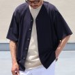 画像4: 「丹後」度詰天竺（6オンス）ハーフスリーブ ベースボール カーディガン【MADE IN JAPAN】『日本製』/ Upscape Audience (4)