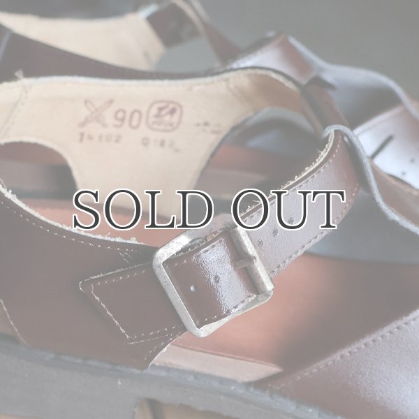 画像16: DEAD STOCK / CZECH MILITARY”GURKHA SANDAL” Brown（チェコ軍 グルカサンダル / ブラウン） (16)