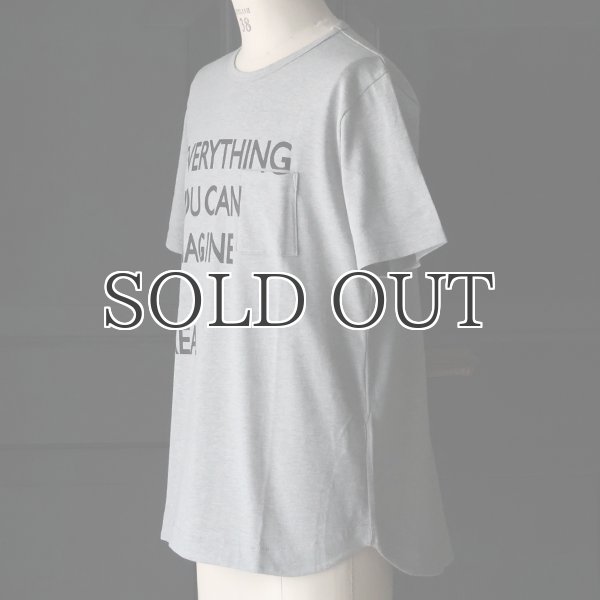 画像3: ラフィー天竺"EVERYTHING..."プリントポケット付きクルーネックT【MADE IN JAPAN】『日本製』/ Upscape Audience (3)