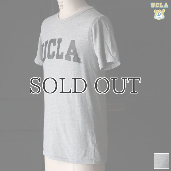 画像1: UCLA "UCLA"日本製ボディクラックプリント半袖Tシャツ / Upscape Audience (1)