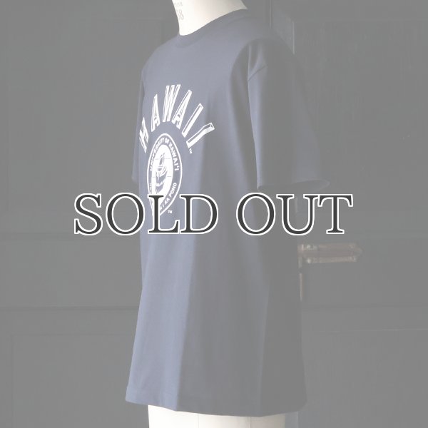画像3: 6.2oz丸胴HAWAII”UNIVERSITY OF HAWAII”オールドプリントTEE / Audience (3)