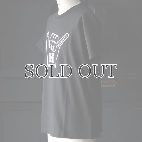 画像3: 6.2oz丸胴HAWAII”HAND”オールドプリントTEE / Audience (3)