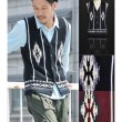 画像9: 【RE PRICE/価格改定】アクリルコットンオルテガ柄コンチョボタンニットベスト / Audience (9)
