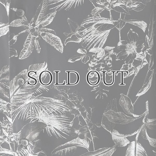 画像6: 「丹後」レーヨンライク ピーチファイユ ネオン&リーフパターン レギュラーカラー 長袖シャツ【MADE IN JAPAN】『日本製』/ Upscape Audience (6)