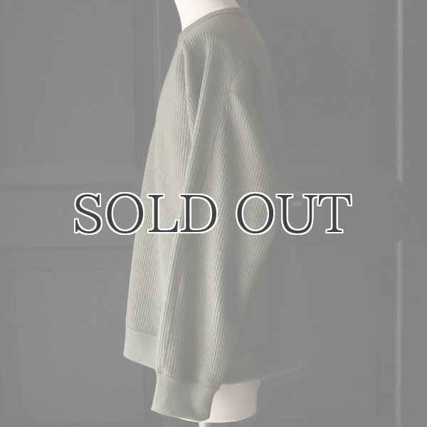 画像11: ウールビッグワッフル クルーネック ニットソー【MADE IN JAPAN】『日本製』 / Upscape Audience (11)