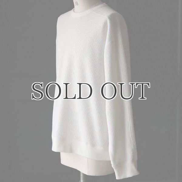 画像13: ウールビッグワッフル クルーネック ニットソー【MADE IN JAPAN】『日本製』 / Upscape Audience (13)