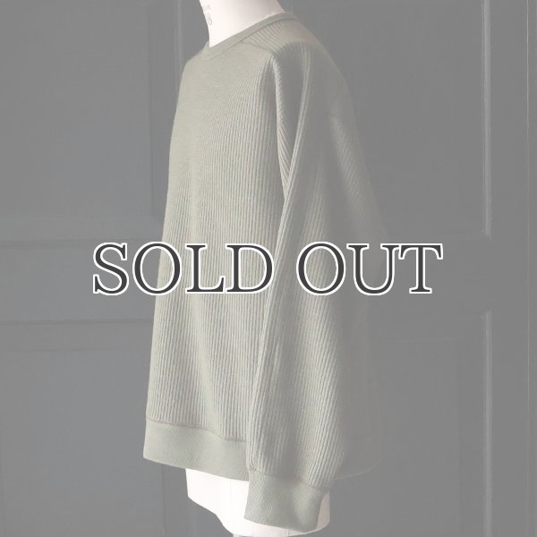 画像10: ウールビッグワッフル クルーネック ニットソー【MADE IN JAPAN】『日本製』 / Upscape Audience (10)