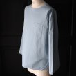 画像3: 【RE PRICE / 価格改定】コットンギャバジンボートネックP/O ポケット付L/SシャツTEE【MADE IN JAPAN】『日本製』/ Upscape Audience (3)