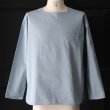 画像2: 【RE PRICE / 価格改定】コットンギャバジンボートネックP/O ポケット付L/SシャツTEE【MADE IN JAPAN】『日本製』/ Upscape Audience (2)