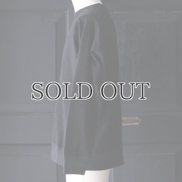 画像4: ヴィンテージパイル天竺 サドルショルダー C/Nガゼット L/S カットソー【MADE IN TOKYO】『東京製』 / Upscape Audience (4)