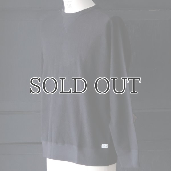 画像3: ヴィンテージパイル天竺 サドルショルダー C/Nガゼット L/S カットソー【MADE IN TOKYO】『東京製』 / Upscape Audience (3)