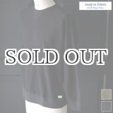 画像: ヴィンテージパイル天竺 サドルショルダー C/Nガゼット L/S カットソー【MADE IN TOKYO】『東京製』 / Upscape Audience