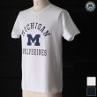 画像1: MICHIGAN "MICHIGAN M WOLVERINES" C/N S/S 6.6oz オールドプリントT / Audience (1)