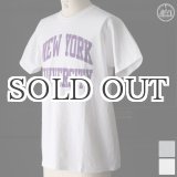 画像: 【RE PRICE / 価格改定】NEW YORK UNIVERSITY"NEW YORK UNIVERSITY"C/N S/S 6.6oz オールドプリントT / Audience