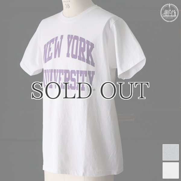 画像1: NEW YORK UNIVERSITY"NEW YORK UNIVERSITY"C/N S/S 6.6oz オールドプリントT / Audience (1)