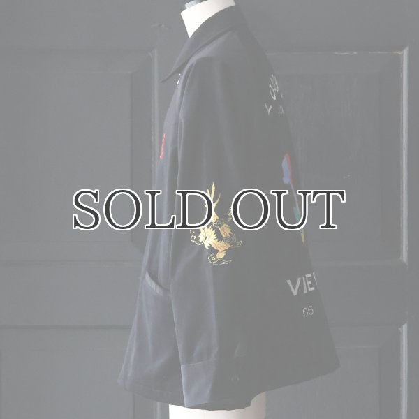 画像4: THRIFTY LOOK スリフティールック(tl24s002) / SOUVENIR VIET-NAM  JACKET VELOUR (4)