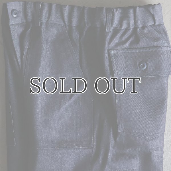 画像8: 「備後」11.5oz セルヴィッチ 青耳ストレッチデニム US ARMY  イージー ベイカーパンツ【MADE IN JAPAN】『日本製』【送料無料】/ Upscape Audience (8)