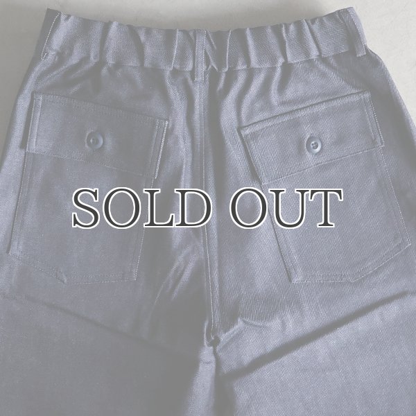 画像7: 「備後」11.5oz セルヴィッチ 青耳ストレッチデニム US ARMY  イージー ベイカーパンツ【MADE IN JAPAN】『日本製』【送料無料】/ Upscape Audience (7)