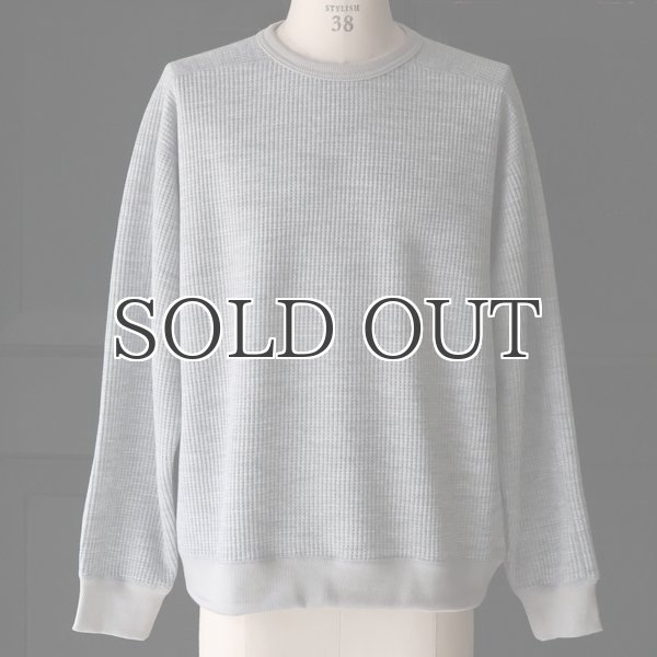 画像18: ウールビッグワッフル クルーネック ニットソー【MADE IN JAPAN】『日本製』 / Upscape Audience (18)