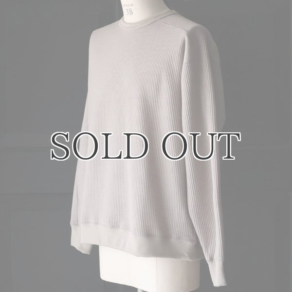 画像16: ウールビッグワッフル クルーネック ニットソー【MADE IN JAPAN】『日本製』 / Upscape Audience (16)