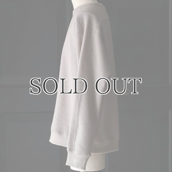 画像17: ウールビッグワッフル クルーネック ニットソー【MADE IN JAPAN】『日本製』 / Upscape Audience (17)