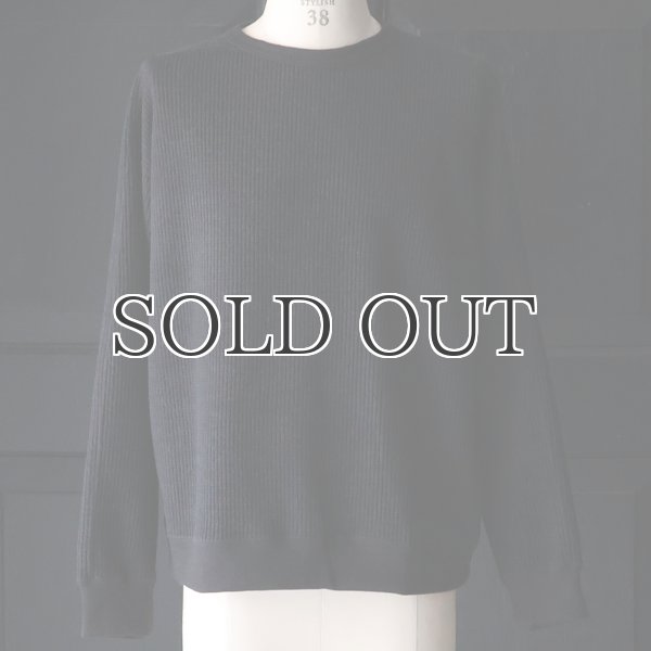 画像21: ウールビッグワッフル クルーネック ニットソー【MADE IN JAPAN】『日本製』 / Upscape Audience (21)