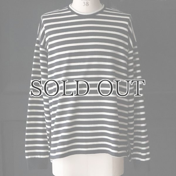 画像2: 「尾州」セーターライク天竺（6.5オンス） クルーネック サイドスリット  長袖 Tシャツ【MADE IN JAPAN】『日本製』/ Upscape Audience (2)