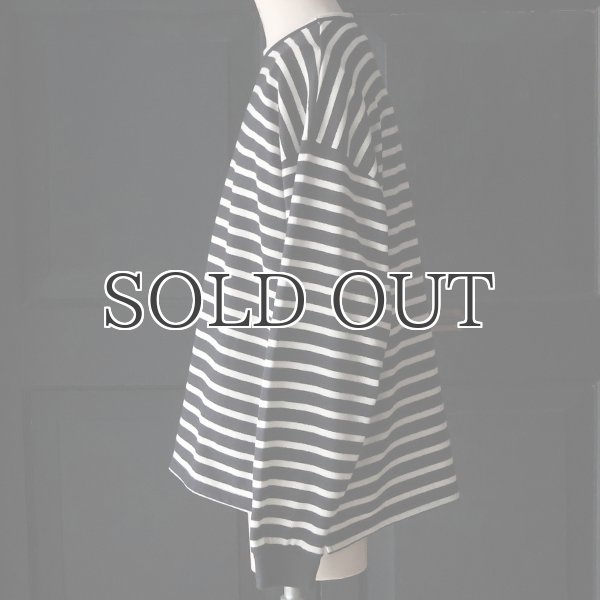 画像4: 「尾州」セーターライク天竺（6.5オンス） クルーネック サイドスリット  長袖 Tシャツ【MADE IN JAPAN】『日本製』/ Upscape Audience (4)