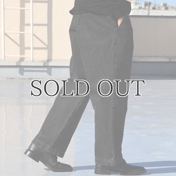 画像6: 10オンス デニム 2タック イージー ワイドパンツ【送料無料】/ Audience (6)