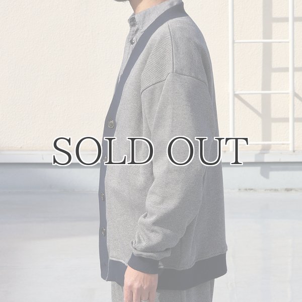 画像4: ボンバーヒート ツィード Vネック カーディガン【MADE IN JAPAN】『日本製』 / Upscape Audience (4)