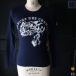 画像1: Dead Stock / TILT フルール・デ・シャン プリント ロングスリーブ TEE (1)