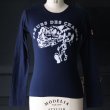 画像2: Dead Stock / TILT フルール・デ・シャン プリント ロングスリーブ TEE (2)