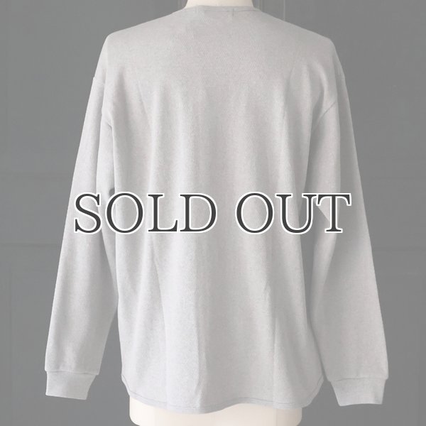 画像4: 「和歌山」 空紡糸(オープンエンド) ハニカムニット (9オンス) ノーカラー ARMY カーディガン【MADE IN JAPAN】『日本製』 / Upscape Audience (4)