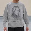 画像4: 19/7吊編裏毛 Wolfgangプリント ラグランスウェット【MADE IN TOKYO】『東京製』/ Upscape Audience  (4)