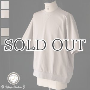 画像: VORTEX 8オンス (MVS天竺) スウェットライク Vガゼット クルーネック ハーフスリーブ バルーン Tシャツ【MADE IN JAPAN】『日本製』/ Upscape Audience