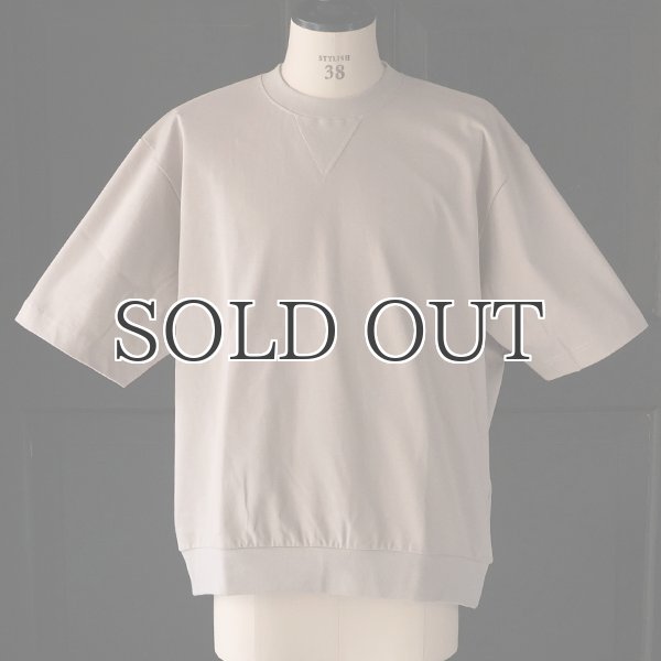 画像13: VORTEX 8オンス (MVS天竺) スウェットライク Vガゼット クルーネック ハーフスリーブ バルーン Tシャツ【MADE IN JAPAN】『日本製』/ Upscape Audience (13)