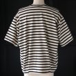 画像12: Basque 10オンス ( バスク天竺 ) フレンチ ボーダー クルーネック ハーフスリーブ バルーンTシャツ【MADE IN JAPAN】『日本製』/ Upscape Audience (12)