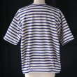 画像16: Basque 10オンス ( バスク天竺 ) フレンチ ボーダー クルーネック ハーフスリーブ バルーンTシャツ【MADE IN JAPAN】『日本製』/ Upscape Audience (16)