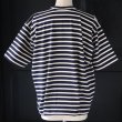 画像10: Basque 10オンス ( バスク天竺 ) フレンチ ボーダー クルーネック ハーフスリーブ バルーンTシャツ【MADE IN JAPAN】『日本製』/ Upscape Audience (10)