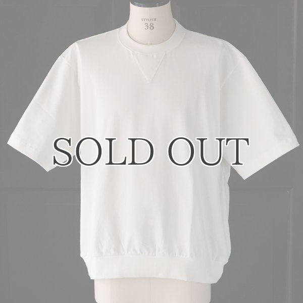 画像5: VORTEX 8オンス (MVS天竺) スウェットライク Vガゼット クルーネック ハーフスリーブ バルーン Tシャツ【MADE IN JAPAN】『日本製』/ Upscape Audience (5)