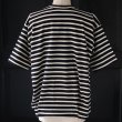 画像18: Basque 10オンス ( バスク天竺 ) フレンチ ボーダー クルーネック ハーフスリーブ バルーンTシャツ【MADE IN JAPAN】『日本製』/ Upscape Audience (18)