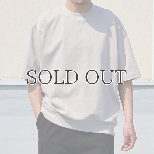 画像3: VORTEX 8オンス (MVS天竺) スウェットライク Vガゼット クルーネック ハーフスリーブ バルーン Tシャツ【MADE IN JAPAN】『日本製』/ Upscape Audience (3)